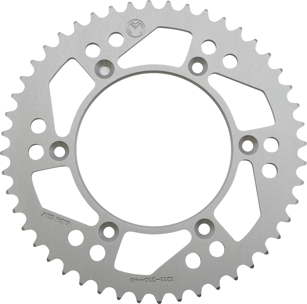 MOOSE OFFROAD Rear Sprocket - Aluminum - 48 Tooth - Silver - Honda