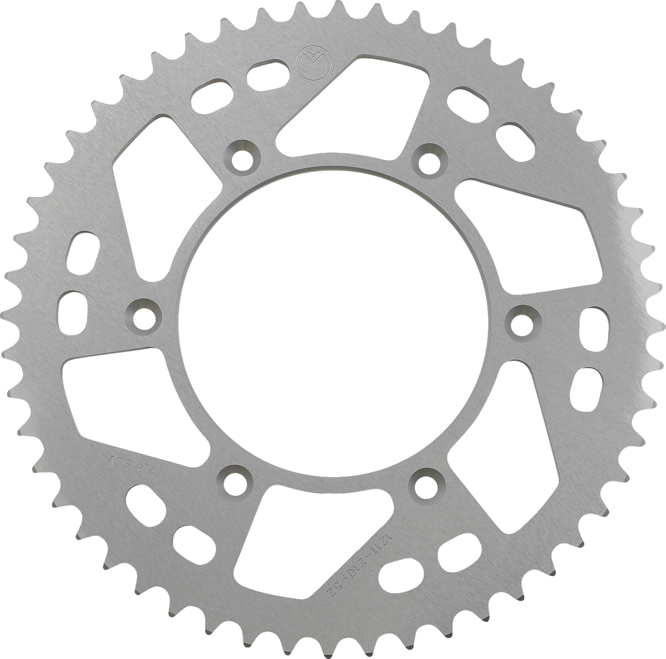 MOOSE OFFROAD Rear Sprocket - Aluminum - 52 Tooth - Silver - Honda