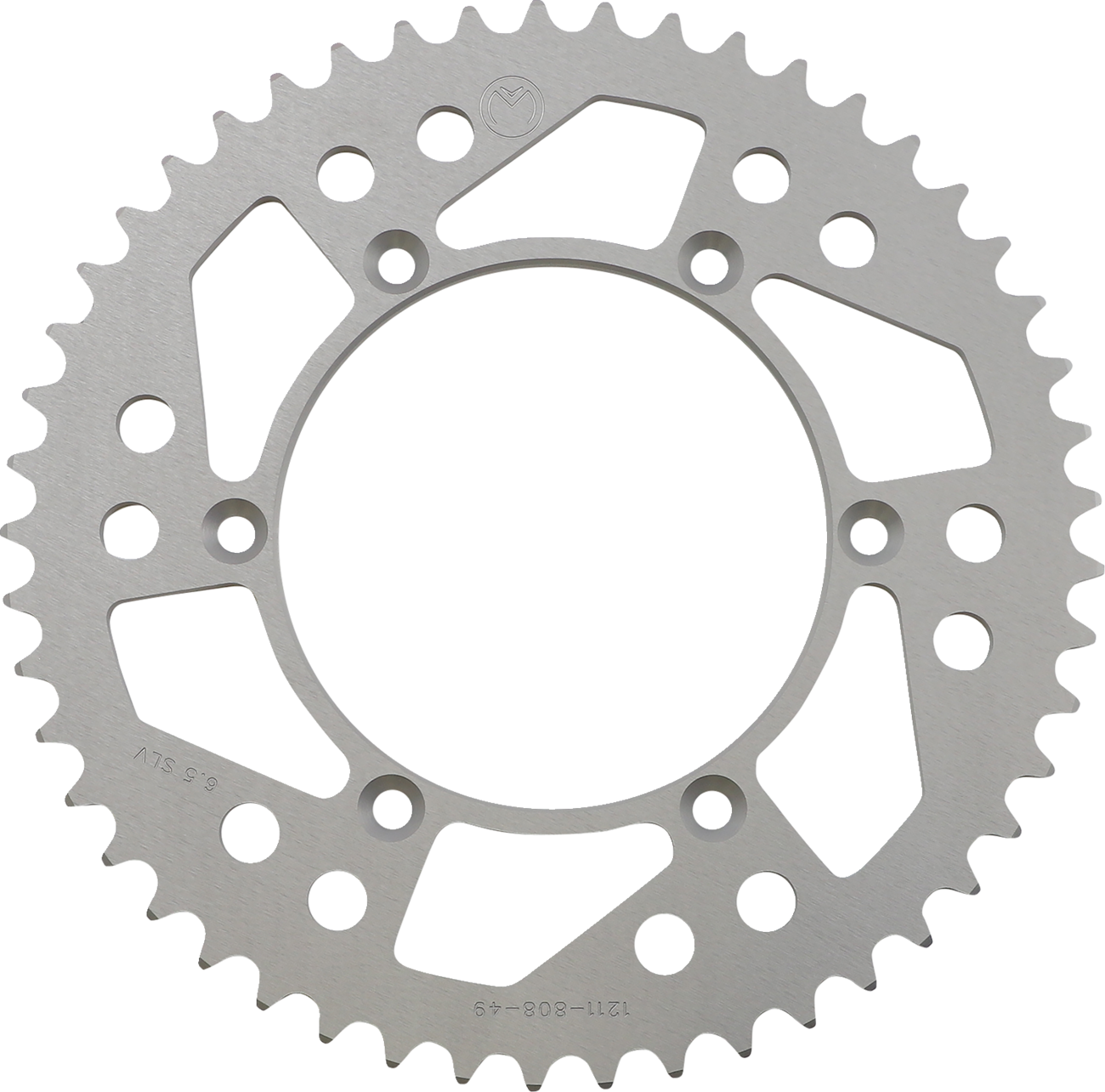 MOTO-MASTER 7075 Aluminum Rear Sprocket - 52 Tooth - Red - Honda - Image 2