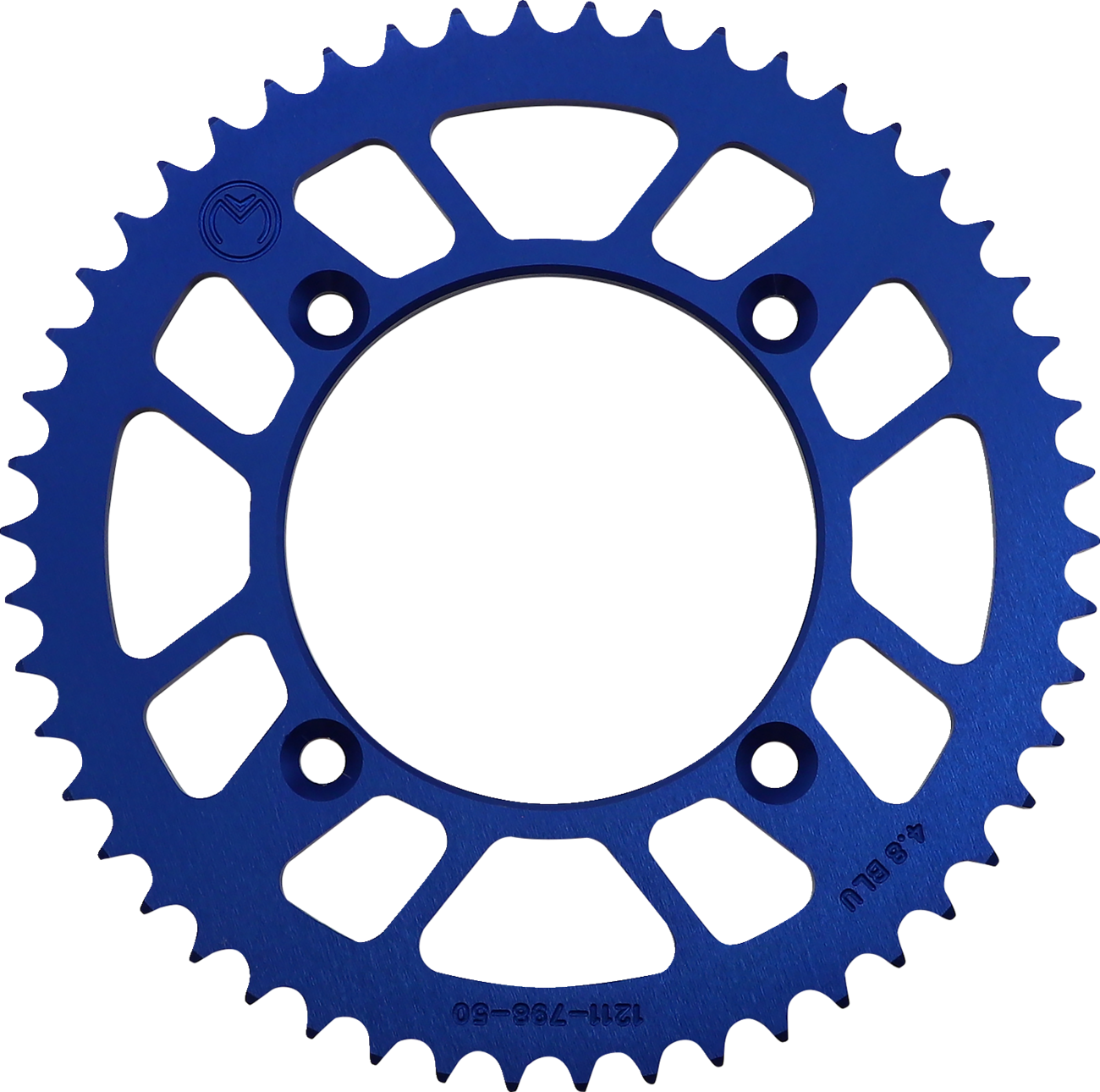 MOOSE OFFROAD Rear Sprocket - Aluminum - 48 Tooth - Silver - Honda - Image 2