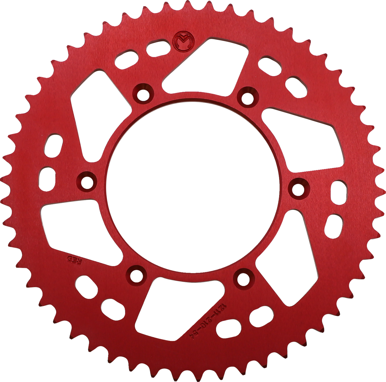 MOOSE OFFROAD Rear Sprocket - Aluminum - 54 Tooth - Red - Honda