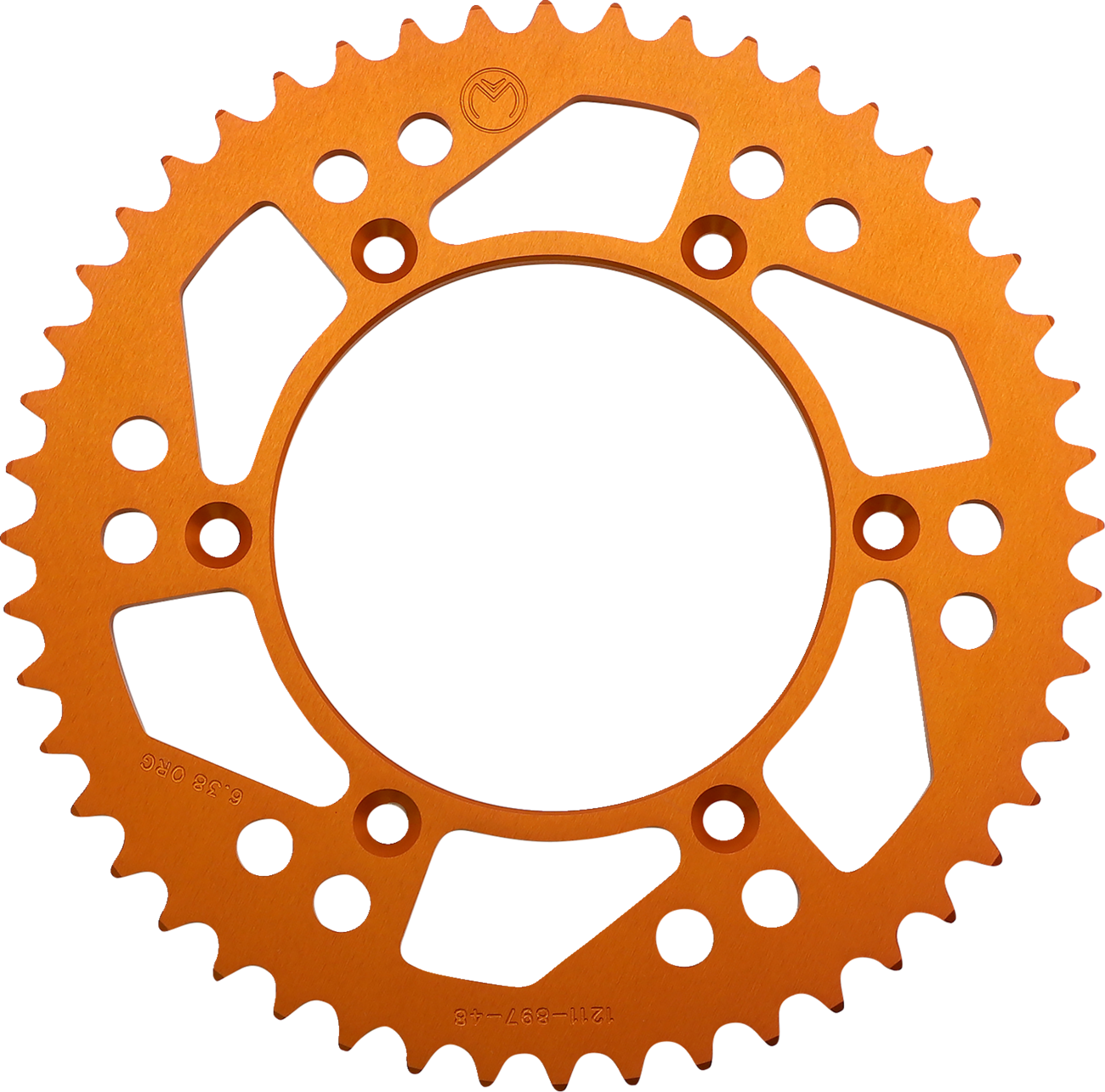 MOOSE OFFROAD Rear Sprocket - Aluminum - 49 Tooth - Silver - Honda - Image 2
