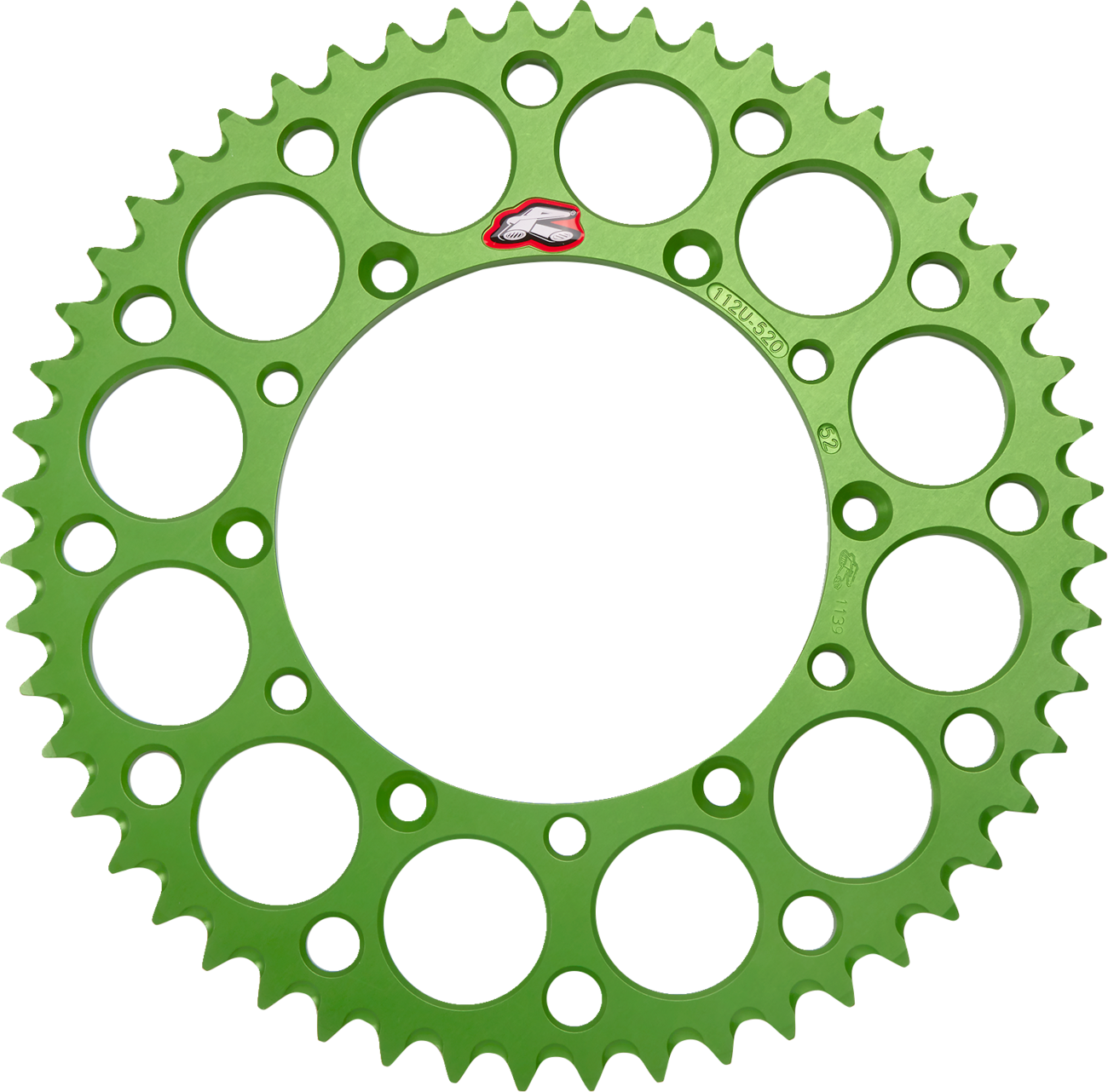 MOOSE OFFROAD Rear Sprocket - Aluminum - 48 Tooth - Silver - Yamaha - Image 2