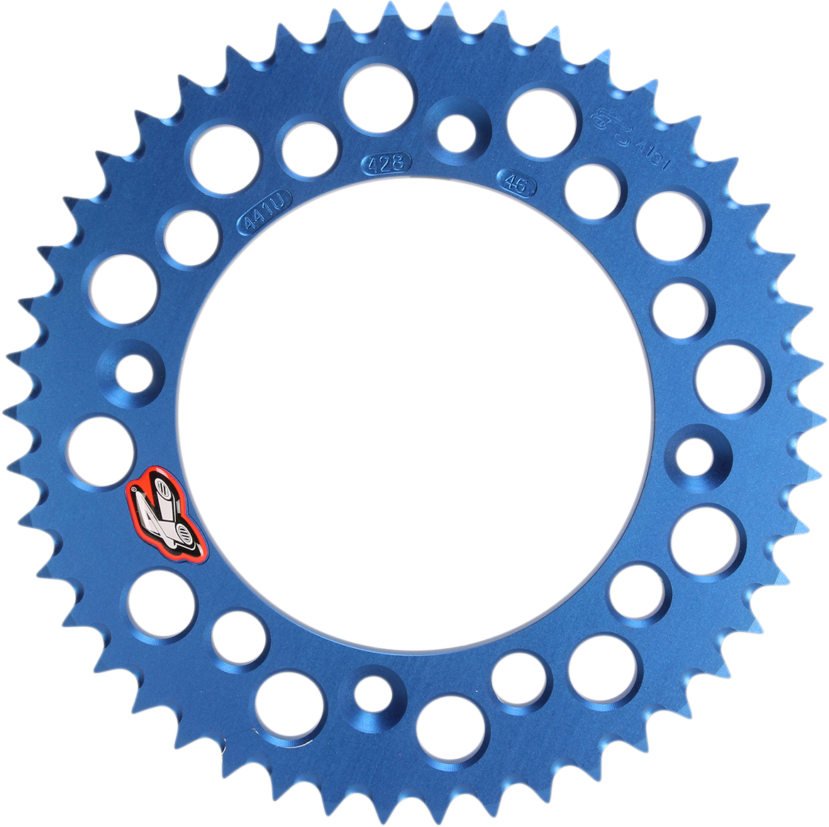 RENTHAL Rear Sprocket - Aluminum - 46 Tooth - Blue - Gas Gas/Husqvarna/KTM