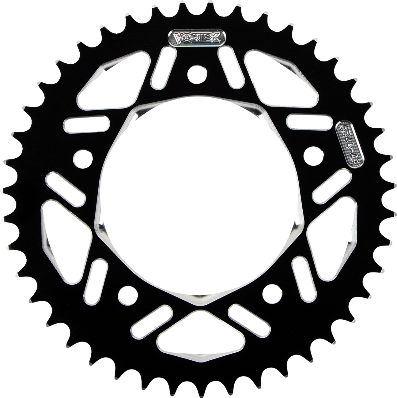 MOTO-MASTER Fusion Series Dual Ring Rear Sprocket - 48 Tooth - Black - Image 2