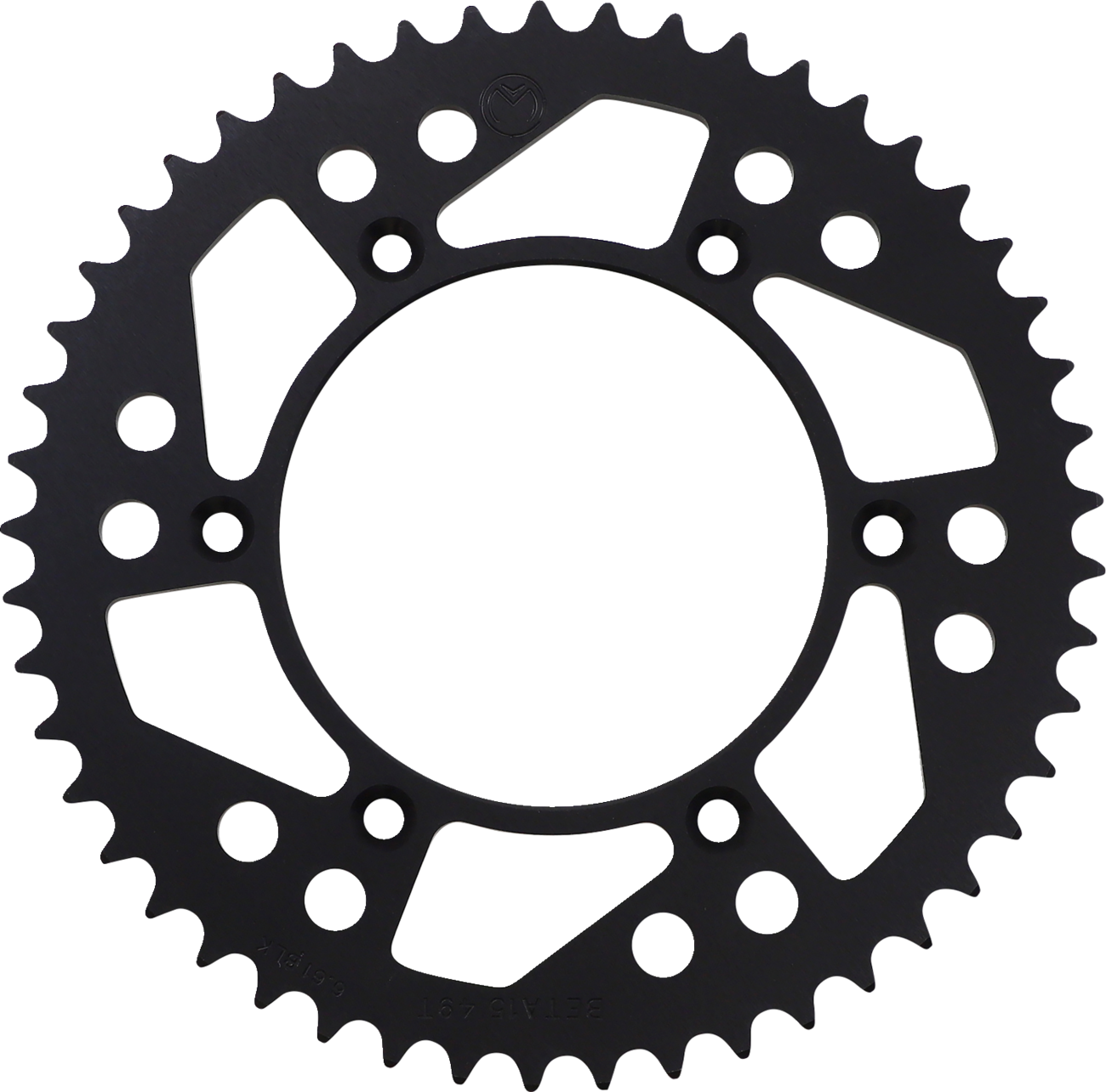 RENTHAL Rear Sprocket - Aluminum - 51 Tooth - Silver - Husqvarna/Sherco/Gas Gas - Image 2