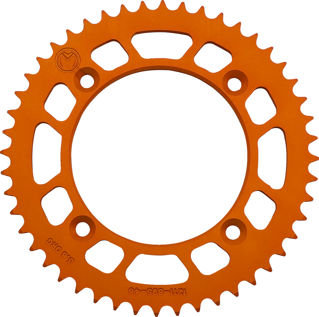 MOOSE OFFROAD Rear Sprocket - Aluminum - 48 Tooth - Orange - Husqvarna/KTM