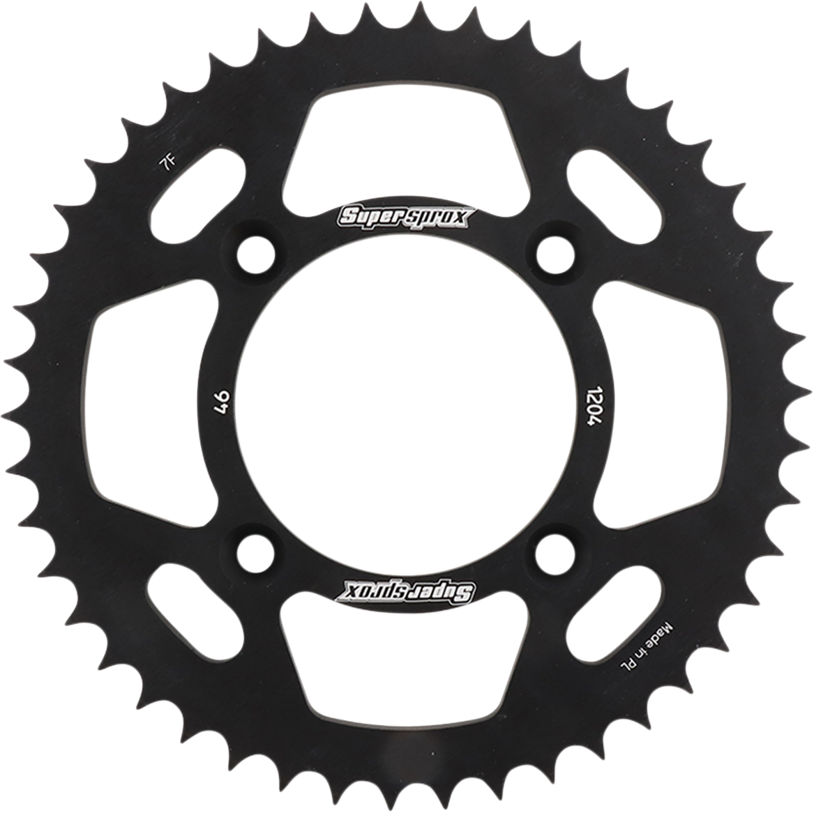 SUPERSPROX Rear Sprocket - Black - Honda - 46 Tooth