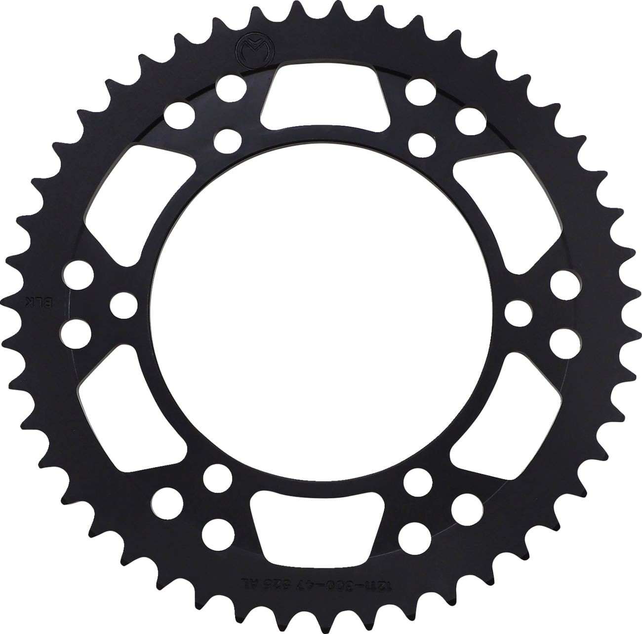 RENTHAL Rear Sprocket - Aluminum - 52 Tooth - Black - Gas Gas/Husqvarna/Husaberg/KTM - Image 2