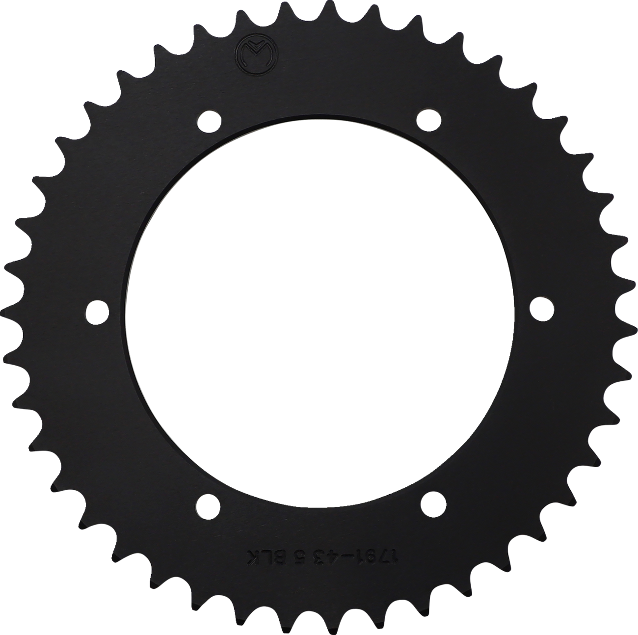 MOOSE OFFROAD Rear Sprocket - Aluminum - 43 Tooth - Black - DR650 SE
