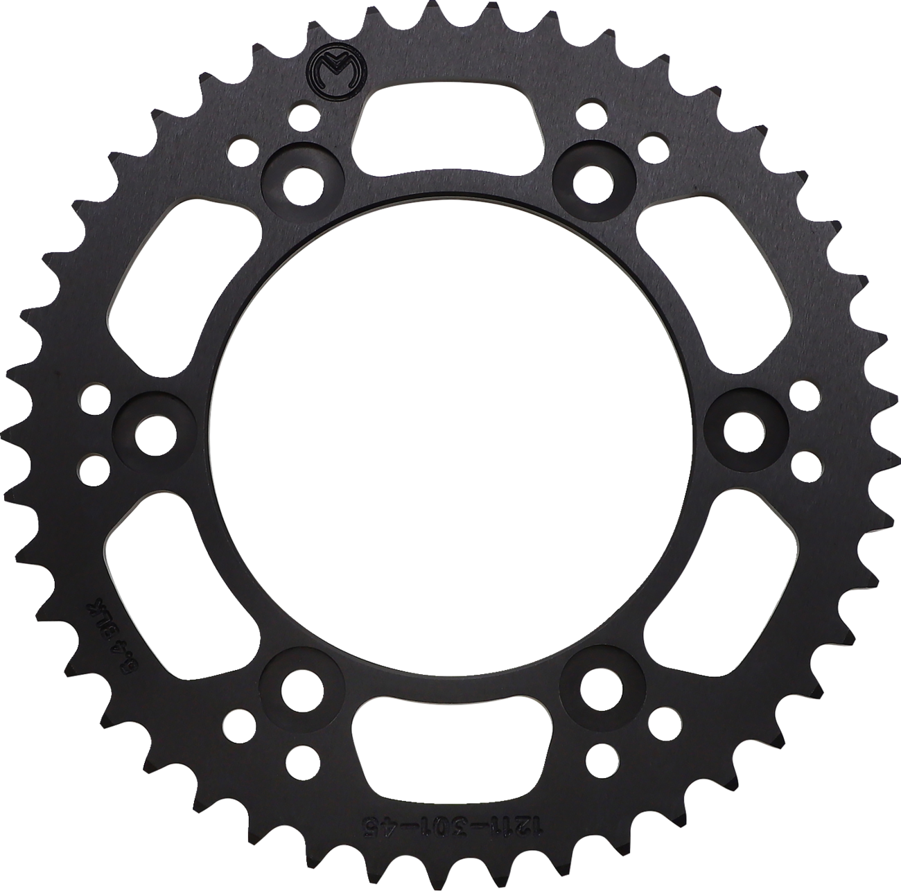 MOTO-MASTER 7075 Aluminum Rear Sprocket - 51 Tooth - Red - Image 2