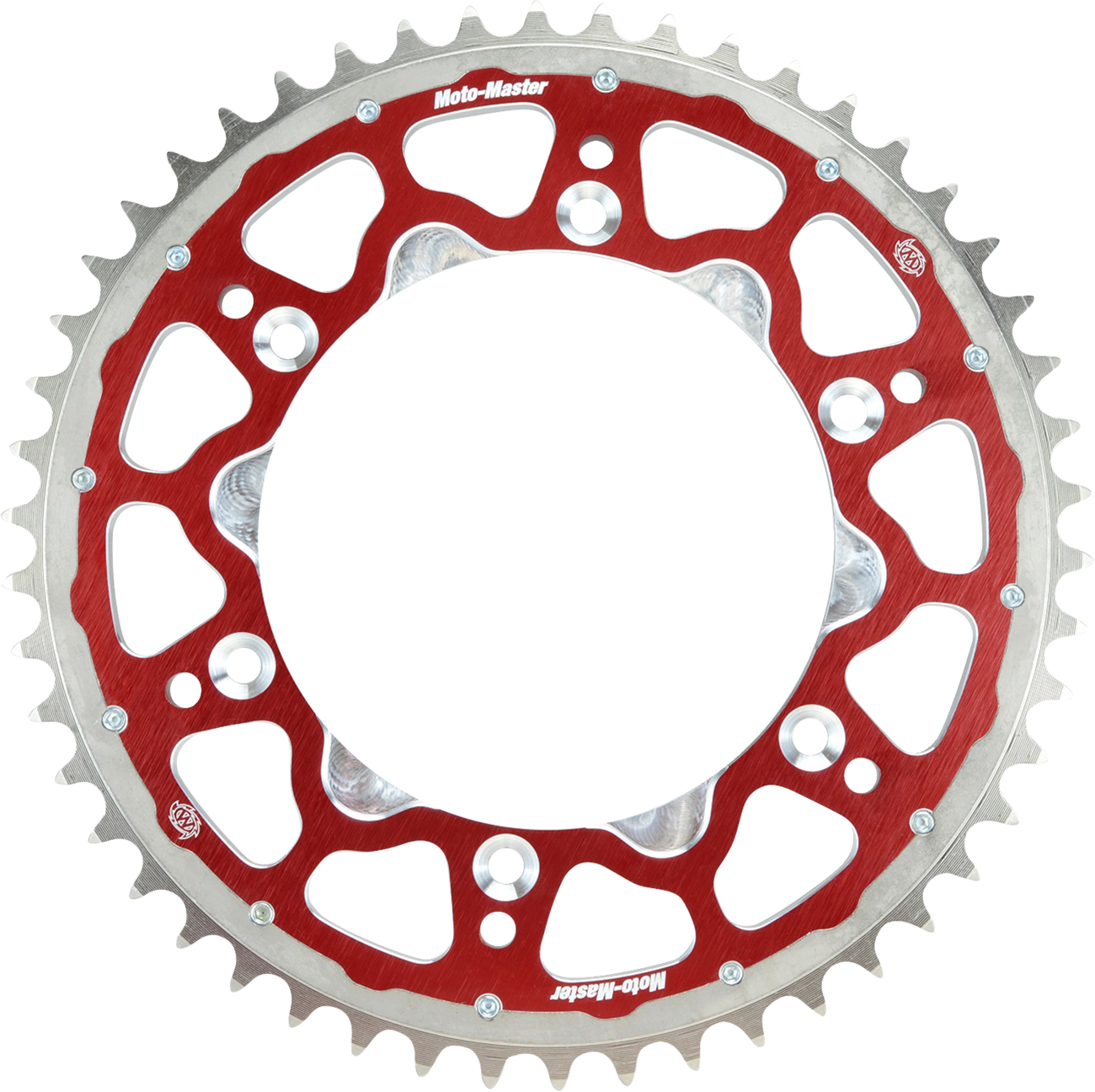 MOTO-MASTER Fusion Series Dual Ring Rear Sprocket - 48 Tooth - Red - Honda