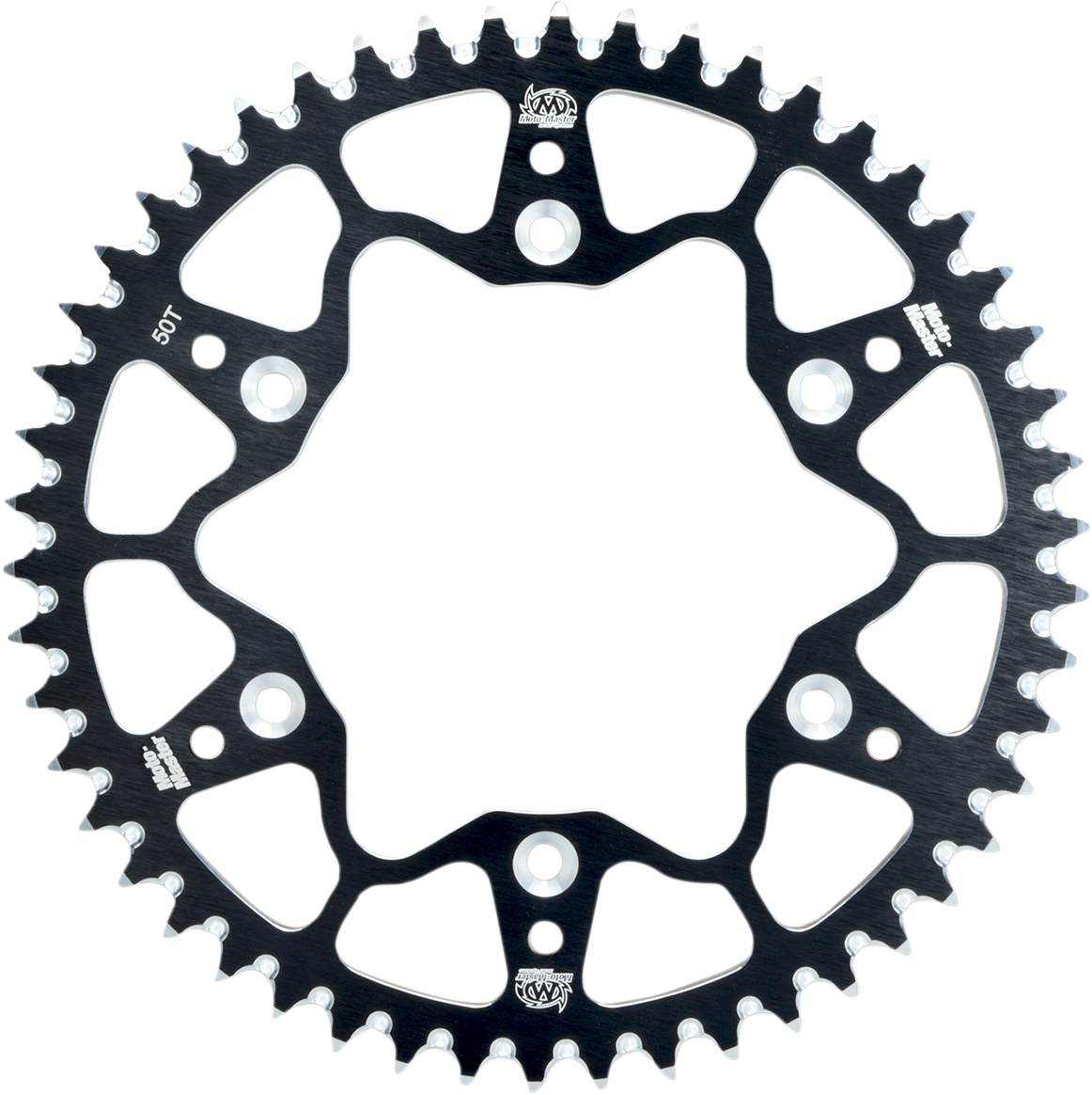MOTO-MASTER 7075 Aluminum Rear Sprocket - 50 Tooth - Black
