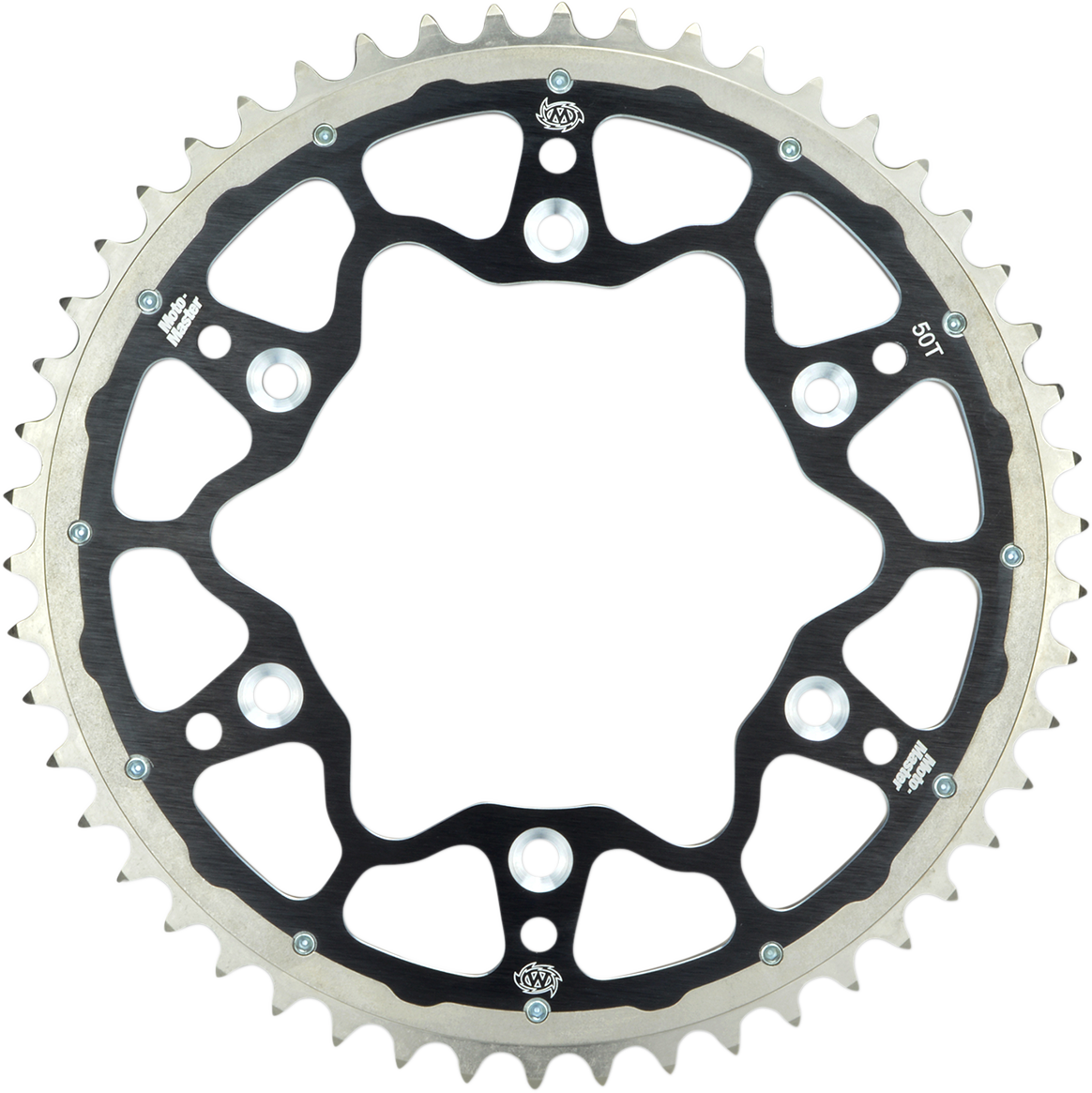 MOOSE OFFROAD Rear Sprocket - Aluminum - 50 Tooth - Black - Kawasaki/Suzuki - Image 2
