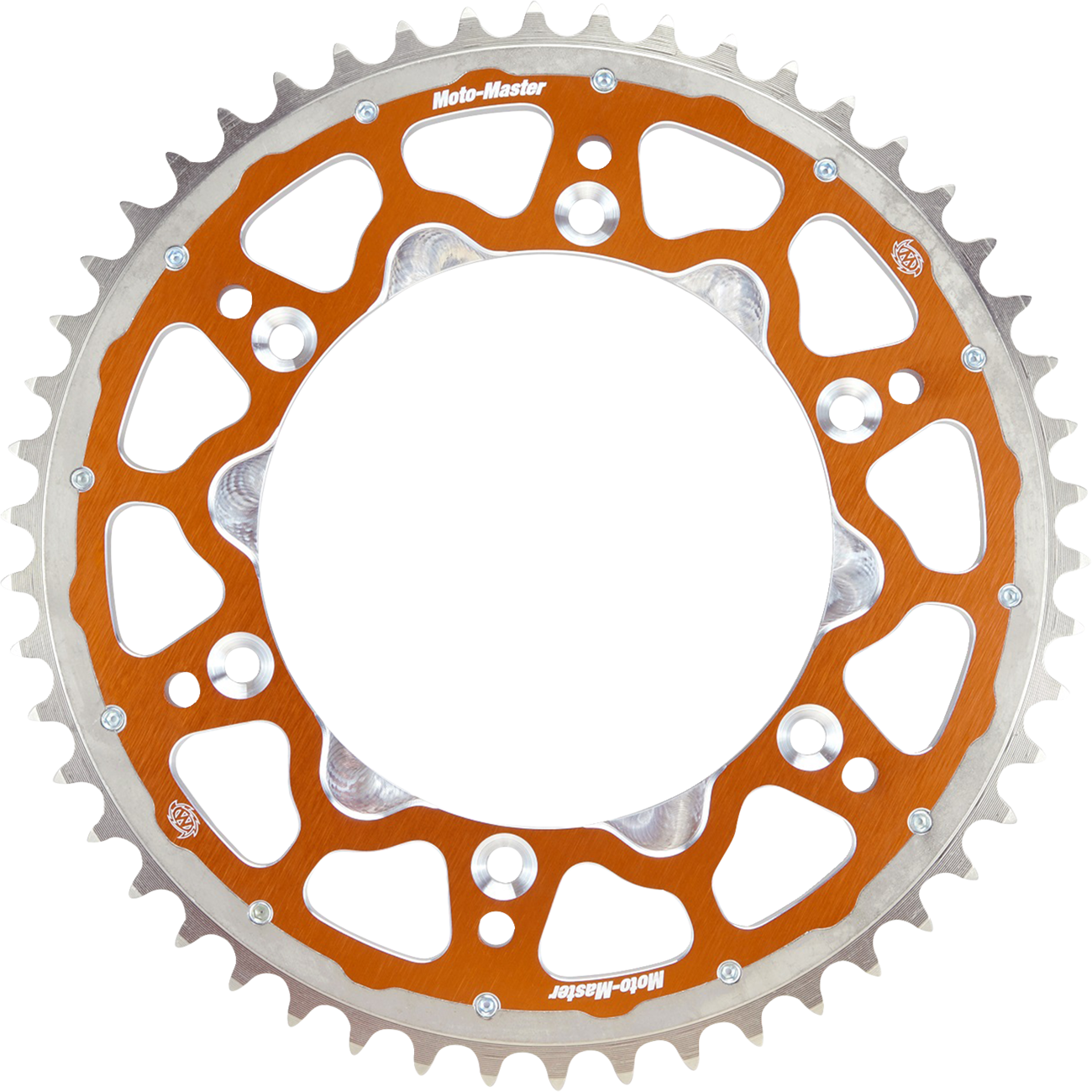 MOTO-MASTER 7075 Aluminum Rear Sprocket - 48 Tooth - Blue - Suzuki/Yamaha - Image 2