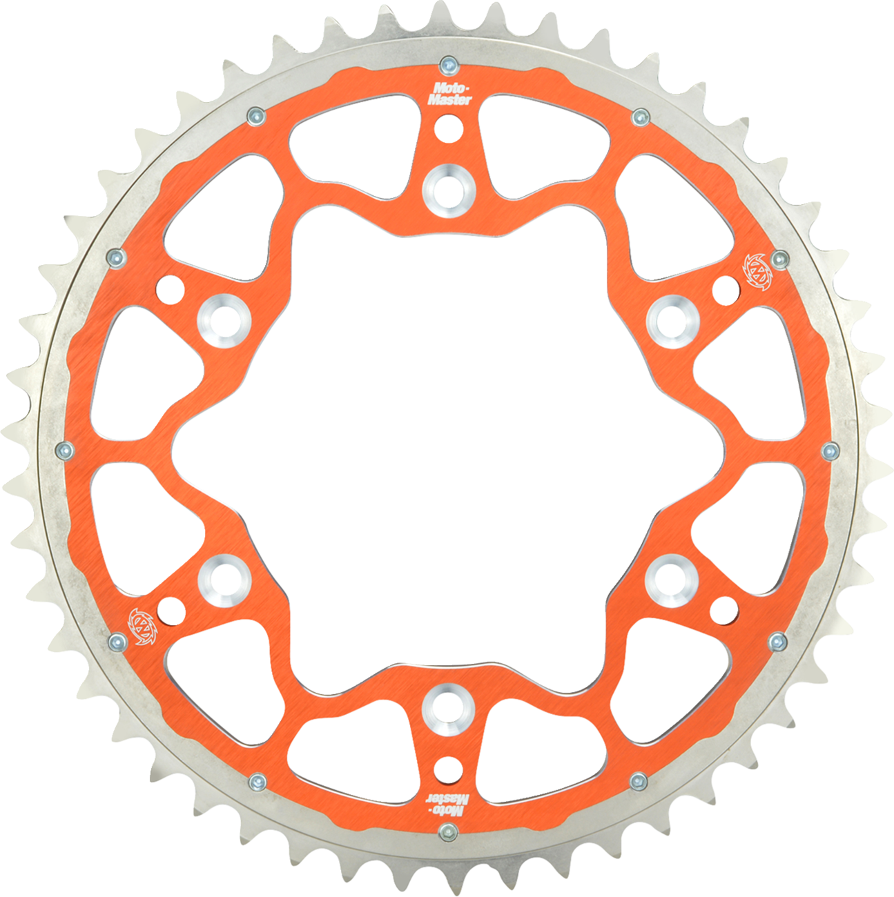 MOTO-MASTER Fusion Series Dual Ring Rear Sprocket - 51 Tooth - Orange