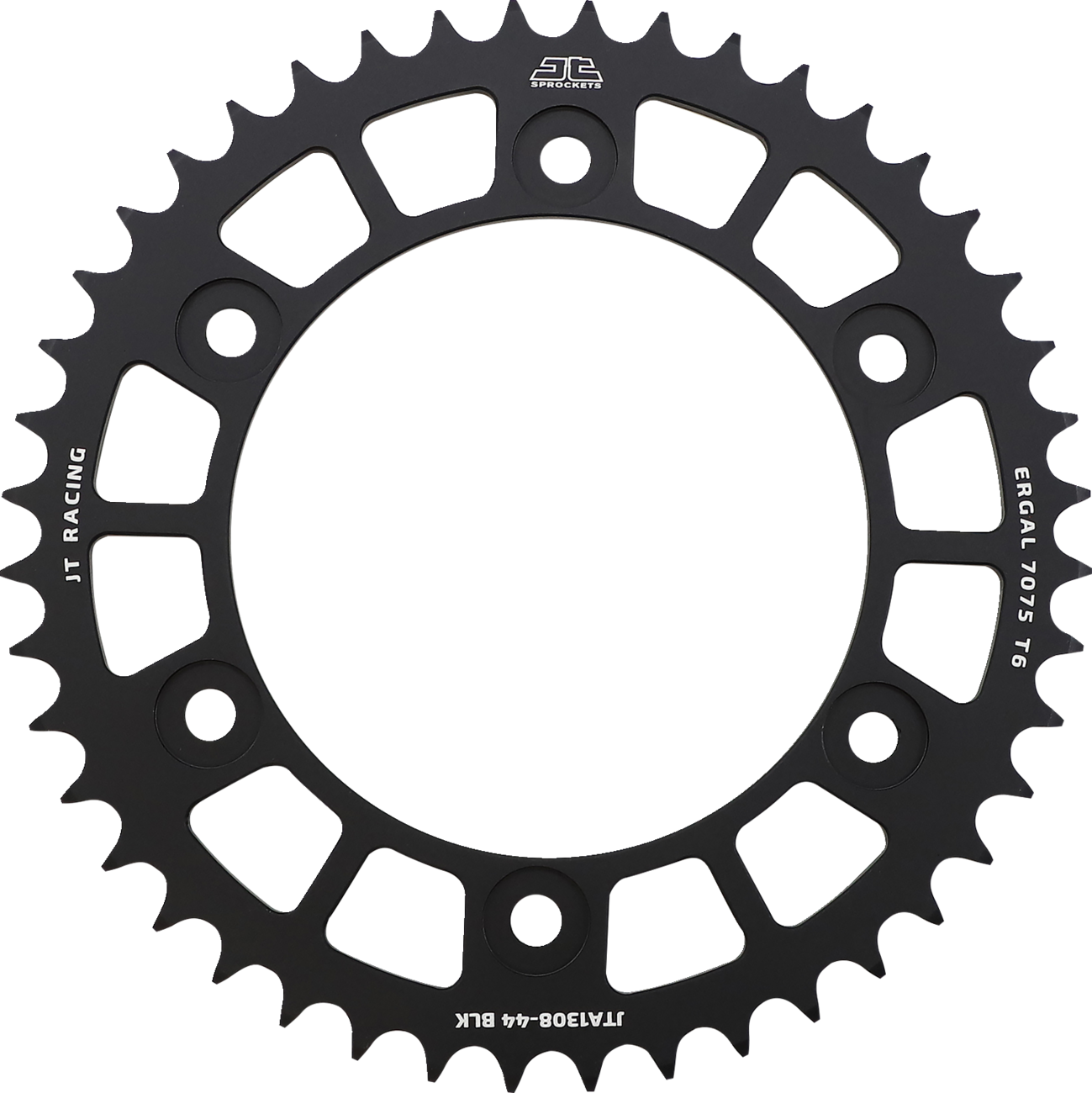 JT SPROCKETS Rear Sprocket - Honda - Black - 44 Tooth