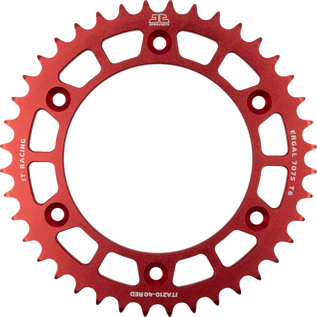 MOTO-MASTER 7075 Aluminum Rear Sprocket - 44 Tooth - Orange - Gas Gas/Husqvarna/KTM - Image 2