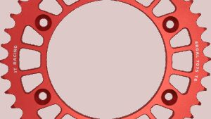 JT SPROCKETS Rear Sprocket - Honda - Red - 42 Tooth