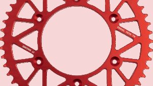 JT SPROCKETS Rear Sprocket - Honda/Beta - Red - 52 Tooth