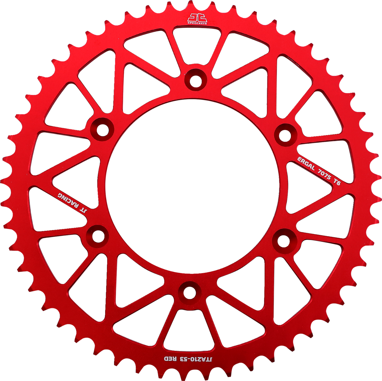 JT SPROCKETS Rear Sprocket - Beta/Honda - Red - 53 Tooth