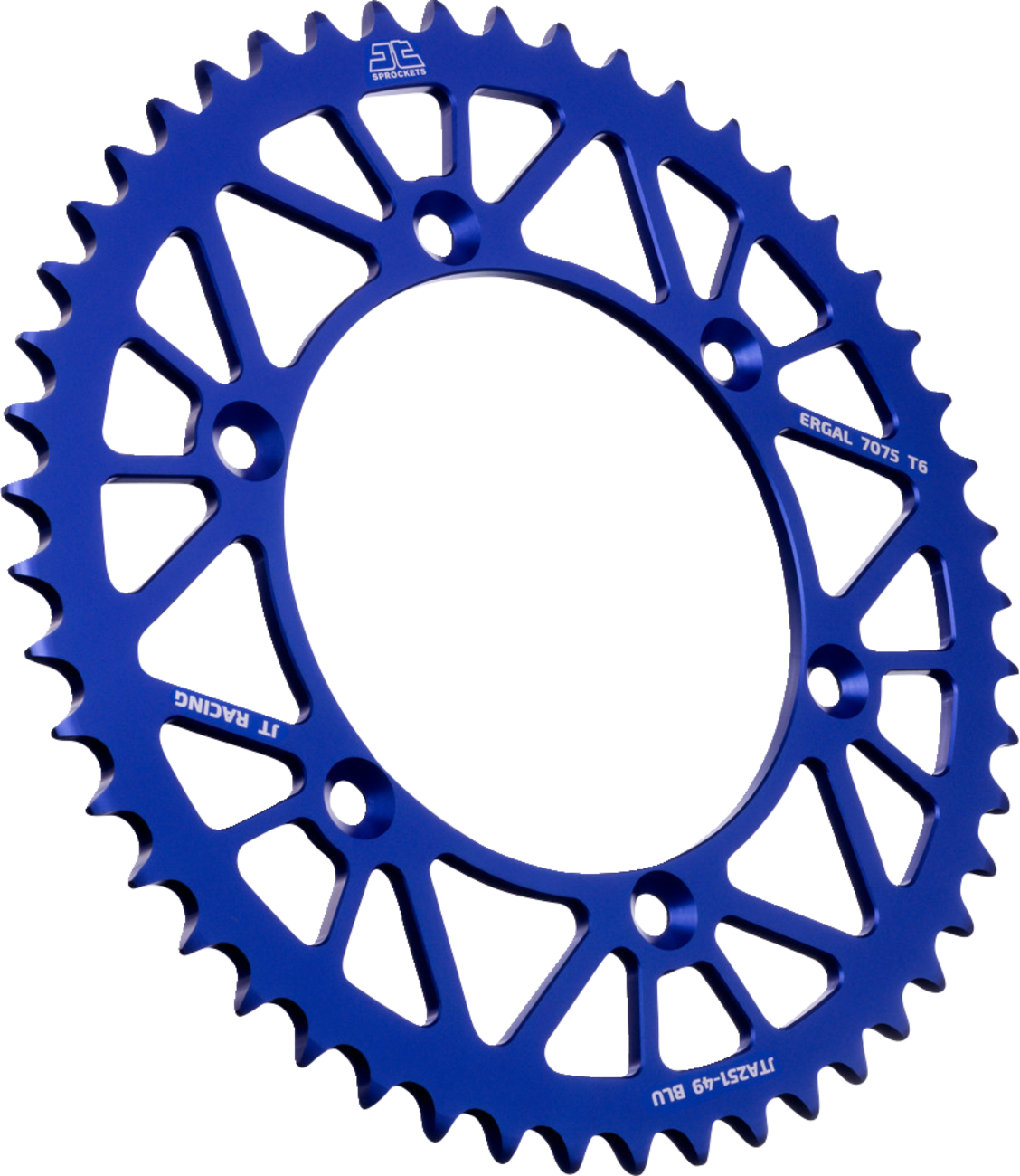 JT SPROCKETS Rear Sprocket - Yamaha - Blue - 49 Tooth