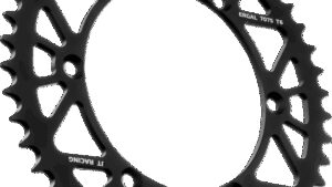 JT SPROCKETS Rear Sprocket - Black - 47 Tooth - Kawasaki