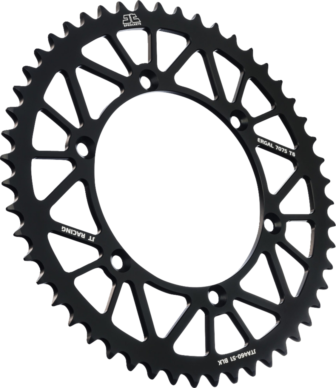 JT SPROCKETS Rear Sprocket - Black - 51 Tooth - Kawasaki