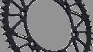 JT SPROCKETS Rear Sprocket - Black - 52 Tooth - Kawasaki