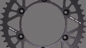 JT SPROCKETS Rear Sprocket - Suzuki - Black - 47-Tooth