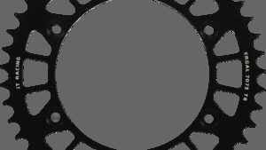 JT SPROCKETS Rear Sprocket - 520 - Black - 45 Tooth