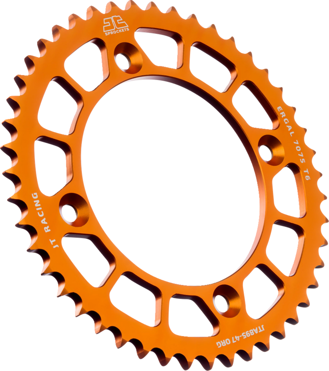 JT SPROCKETS Rear Sprocket - Orange - 47 Tooth - KTM