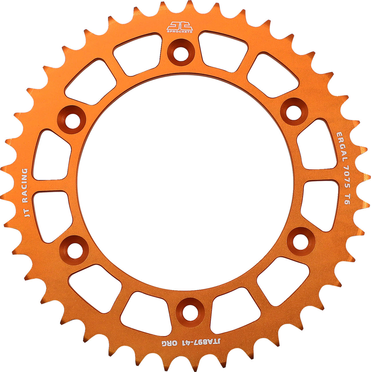 JT SPROCKETS Rear Sprocket - Orange - 41 Tooth