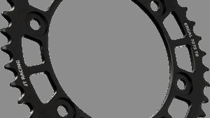 JT SPROCKETS Rear Sprocket - Honda - Black - 43-Tooth