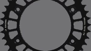 JT SPROCKETS Rear Sprocket - Honda - Black - 42 Tooth