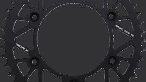 JT SPROCKETS Rear Sprocket - Honda/Beta - Black - 48 Tooth