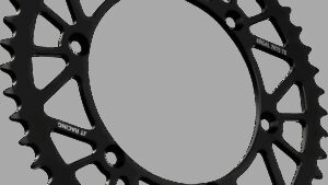 JT SPROCKETS Rear Sprocket - Kawasaki - Black - 49 Tooth