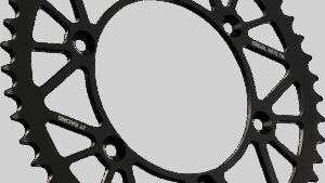 JT SPROCKETS Rear Sprocket - Suzuki - Black - 50-Tooth