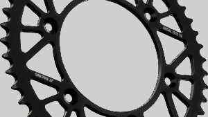 JT SPROCKETS Rear Sprocket - Black - 49-Tooth