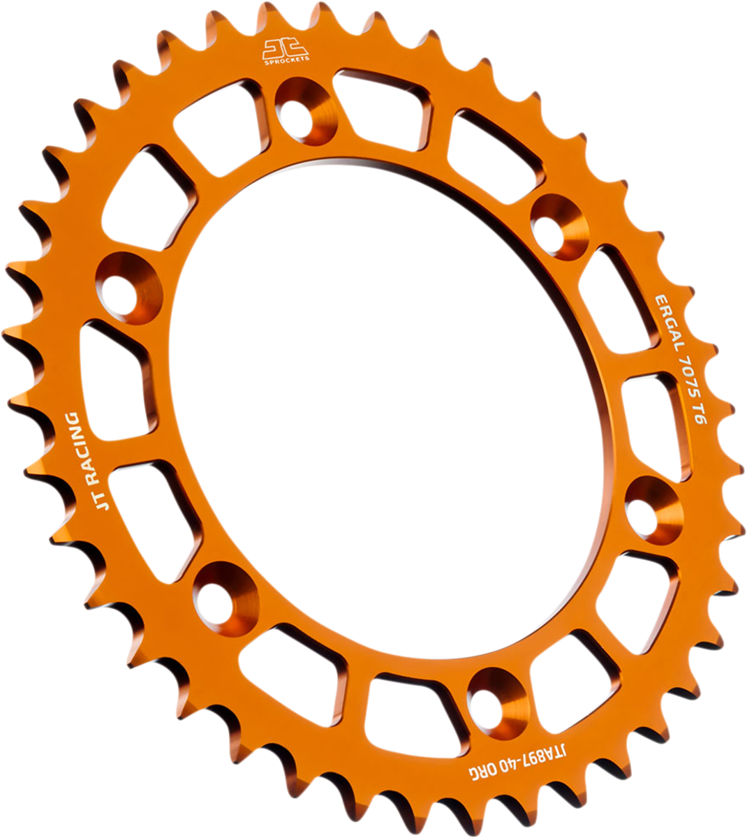 JT SPROCKETS Rear Sprocket - Orange - 40-Tooth
