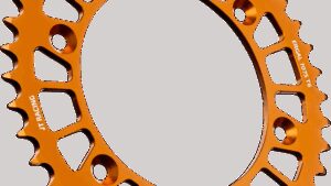 JT SPROCKETS Rear Sprocket - Orange - 42-Tooth