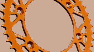 JT SPROCKETS Rear Sprocket - Orange - 45-Tooth