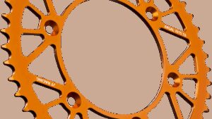 JT SPROCKETS Rear Sprocket - Orange - 49-Tooth