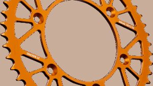 JT SPROCKETS Rear Sprocket - Orange - 50-Tooth