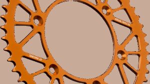 JT SPROCKETS Rear Sprocket - Orange - 51-Tooth