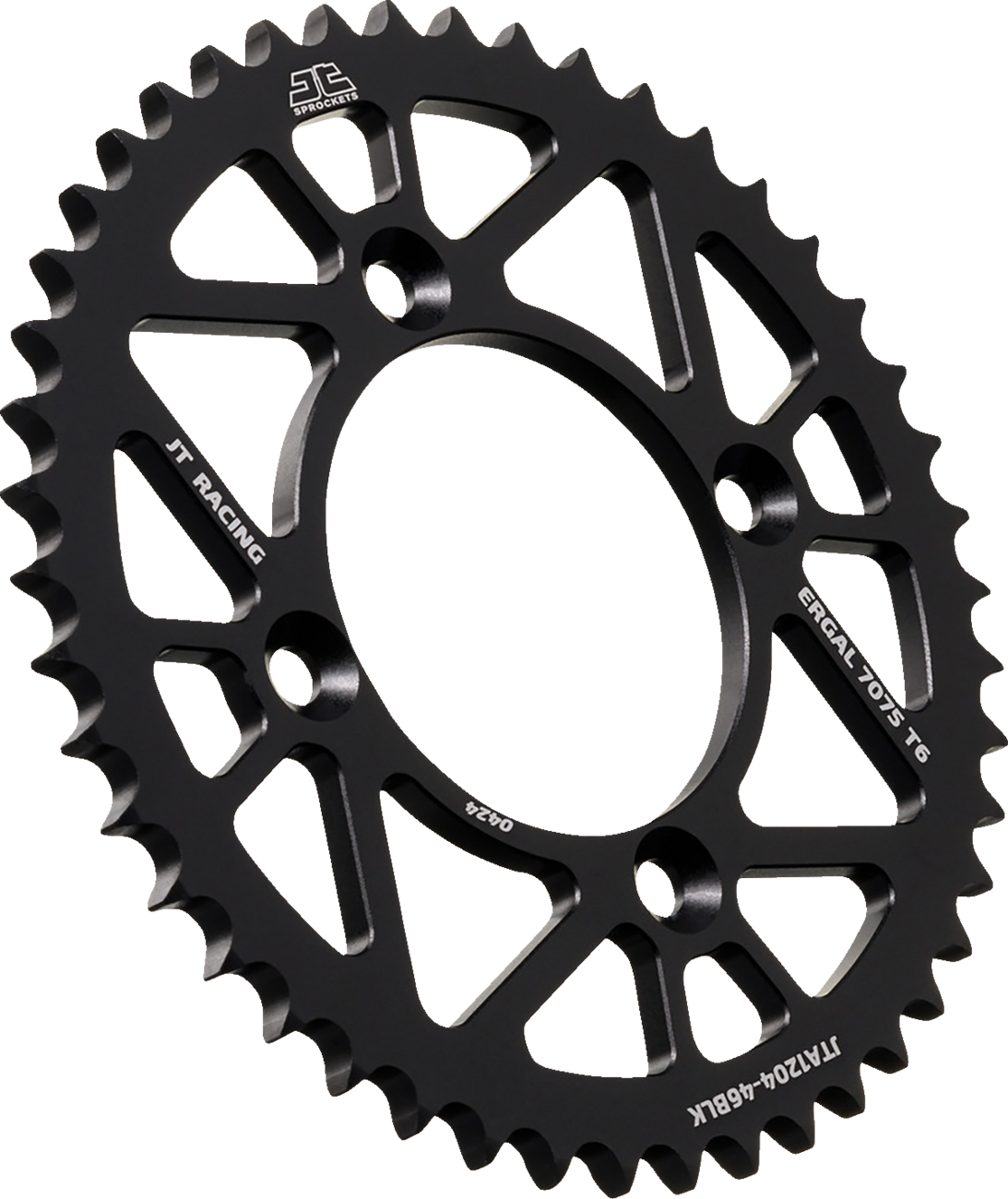 JT SPROCKETS Rear Sprocket - Aluminum - 46 Tooth - Black - CRF 125F
