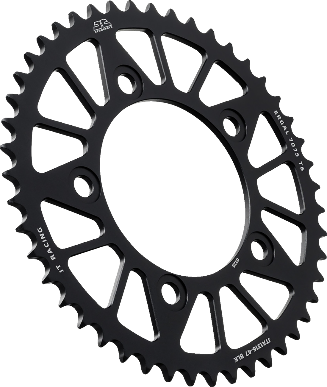 JT SPROCKETS Rear Sprocket - Aluminum - 47 Tooth - Black - Honda