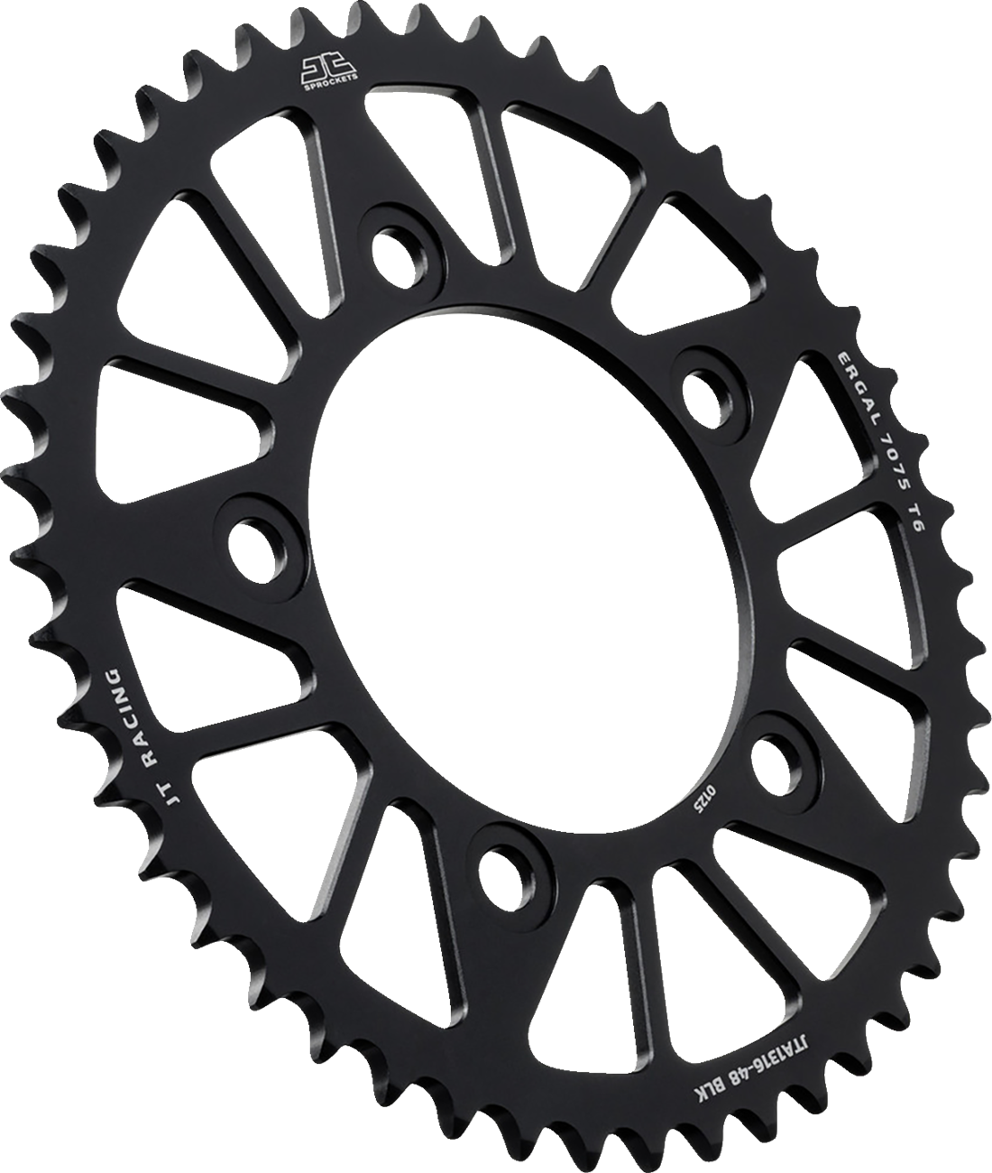 JT SPROCKETS Rear Sprocket - Aluminum - 48 Tooth - Black - Honda