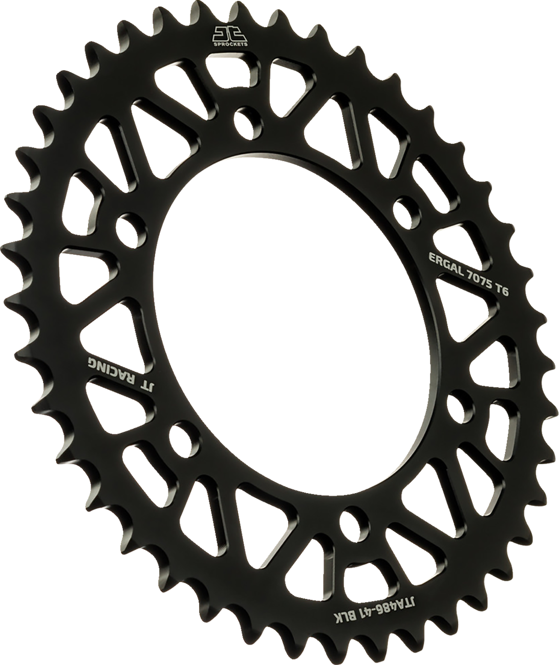 JT SPROCKETS Rear Sprocket - Aluminum - 41 Tooth - Black - Kawasaki