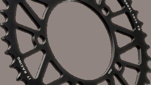 JT SPROCKETS Rear Sprocket - Aluminum - 43 Tooth - Black - Aprilia